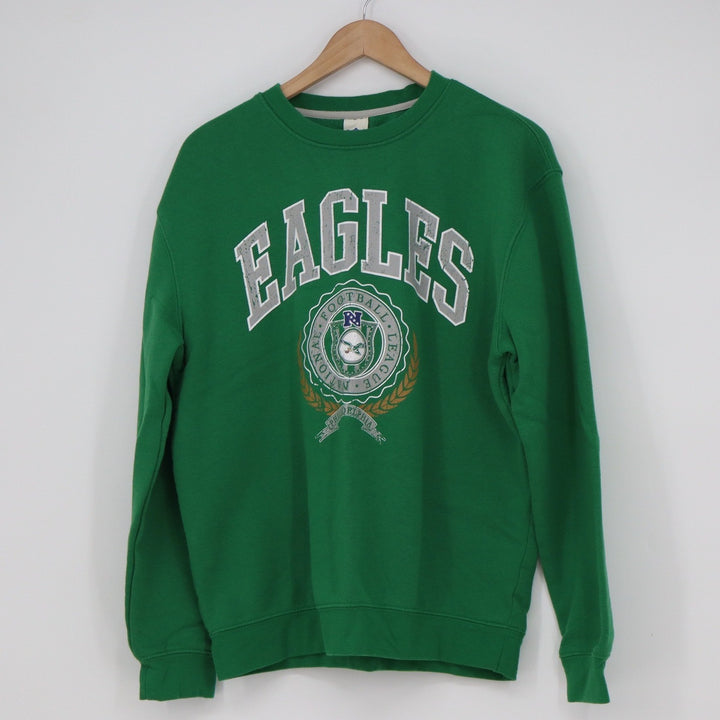 NFL Philadelphia Eagles Green Graphic Pullover Sweatshirt Mens Medium
