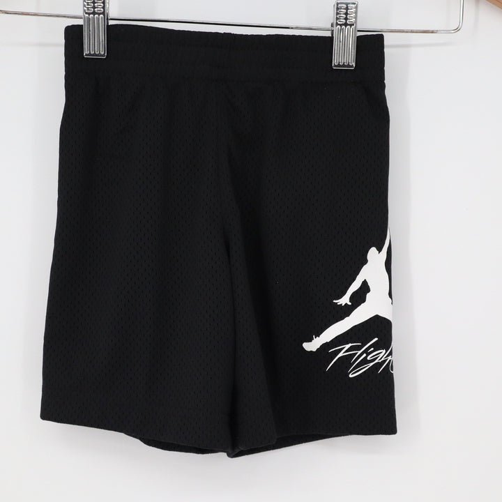 Jordan Flight Boys Black Mesh Basketball Shorts Jumpman Graphic 4T