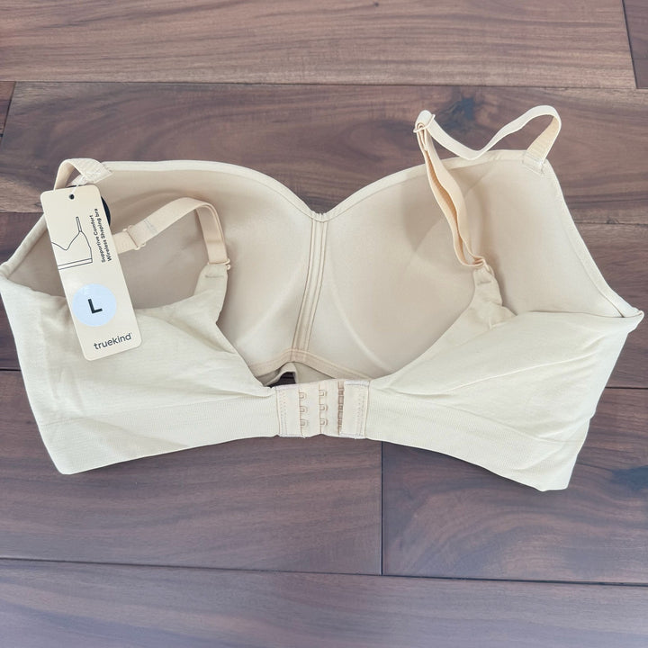 TrueKind Supportive Comfort Wireless Shaping Bra Beige L