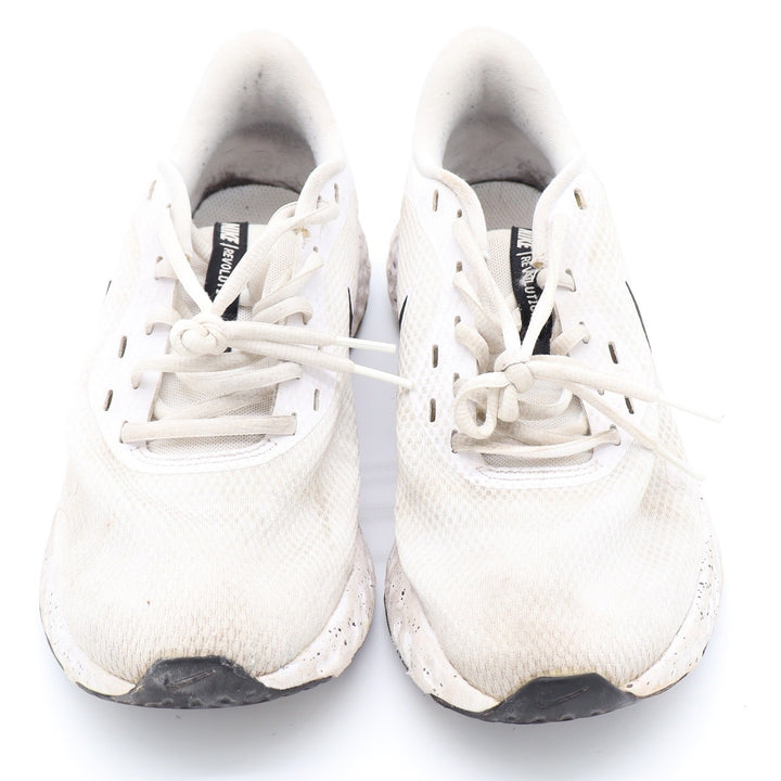 Nike Revolution 5 Running Shoes White Black DJ6009-100 Size 9