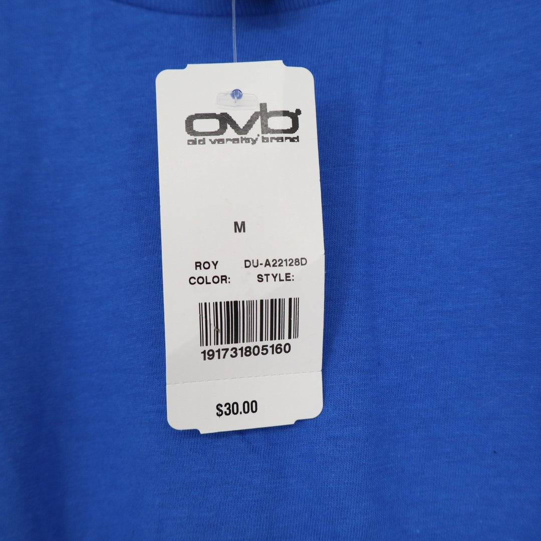 Old Varsity Brand Duke Blue Devils Royal Blue Graphic T-Shirt Mens Medium NEW