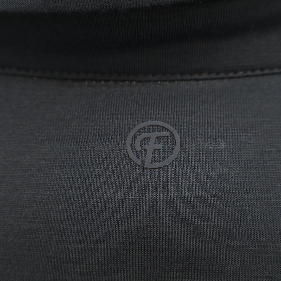 Fresh Clean Threads Polo Shirt Mens 2XL Navy Stretch Golf Short Sleeve Pullover