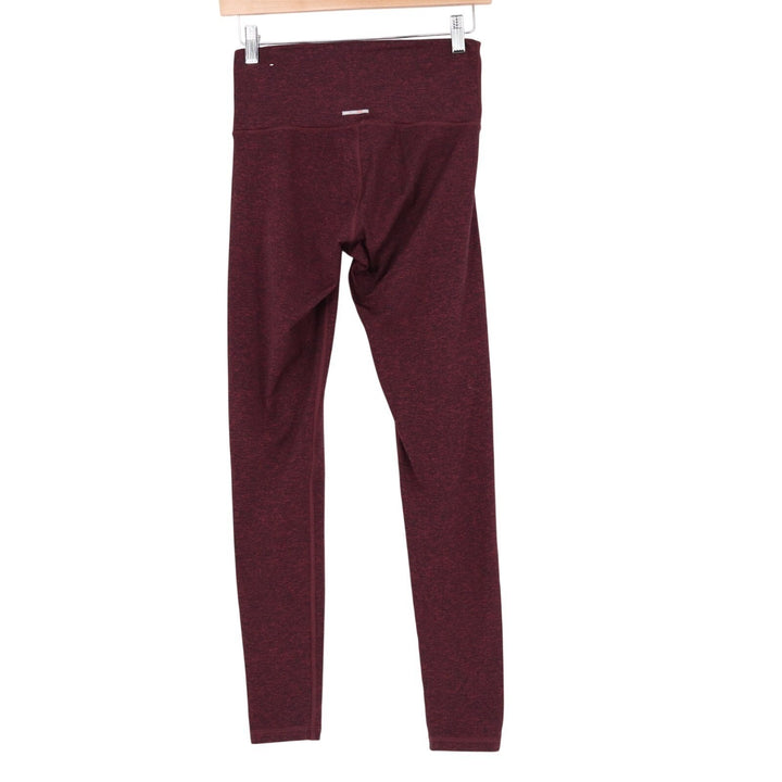 Aerie Chill Play Move Skinny Leggings Womens Medium Long Red Stretch High Rise