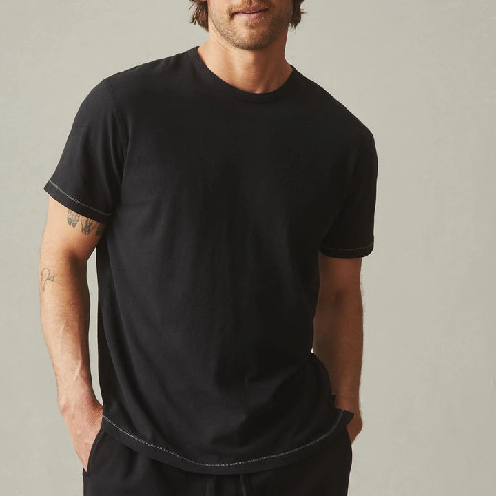 American Giant Men's Hemp Jersey Crew Tee Size L Made In USA