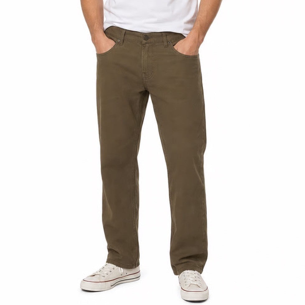 Buffalo David Bitton Sam-X Slim Straight Stretch Pants Mens 32x32 Olive Brown