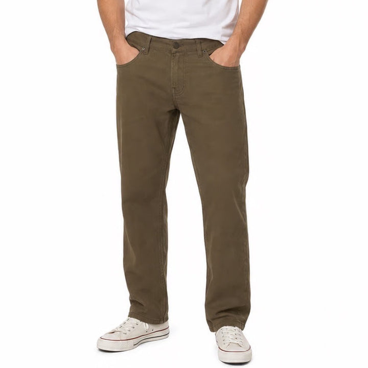 Buffalo David Bitton Sam-X Slim Straight Stretch Pants Mens 32x32 Olive Brown