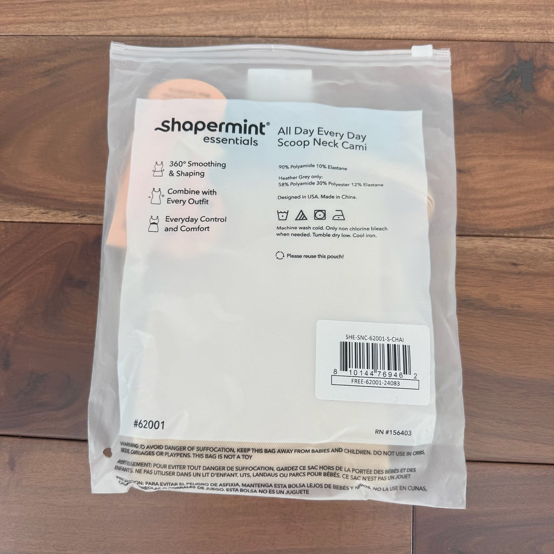 Shapermint Essentials All Day Every Day Scoop Neck Cami Chai S Smoothing Shaping