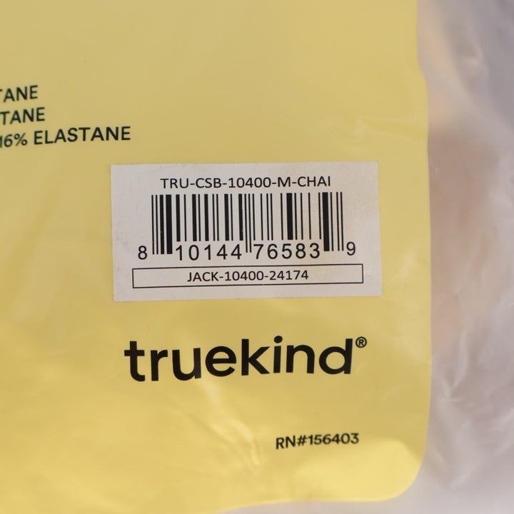 Truekind Convertible Strapless Bandeau Bra Womens Medium Chai Stretch Wireless