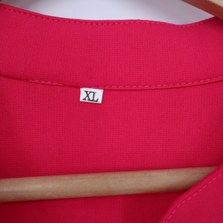 Unbranded Jumpsuit Womens XL Sleeveless Wide Leg Pink Button-Down Excellent