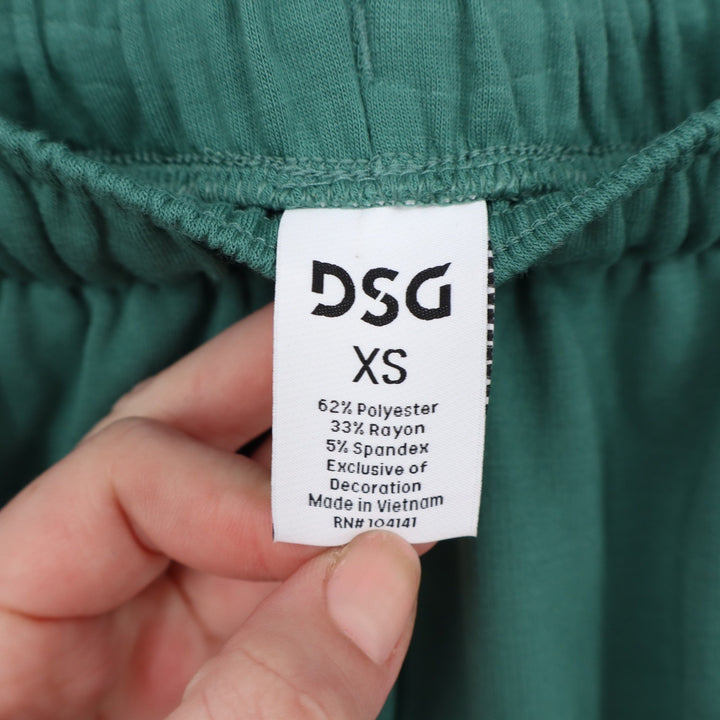 DSG So Soft Cinch Pant Womens XS Blue Teal Green Joggers