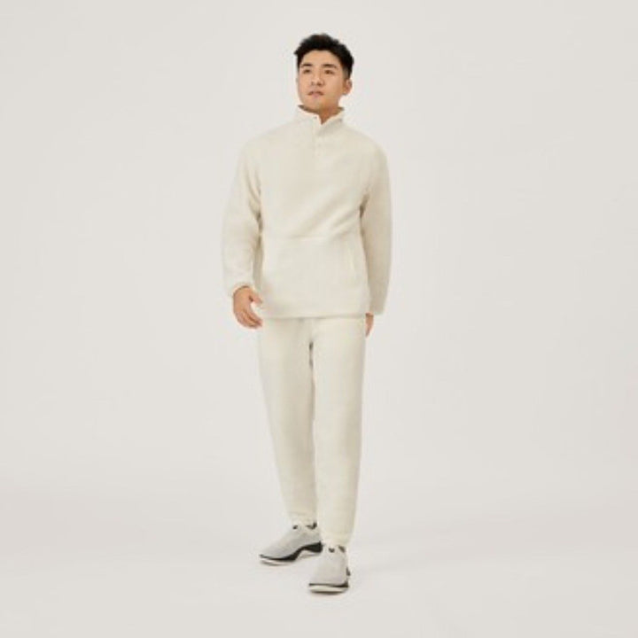Allbirds Men's Fluff Fleece Pullover Natural White Size XL