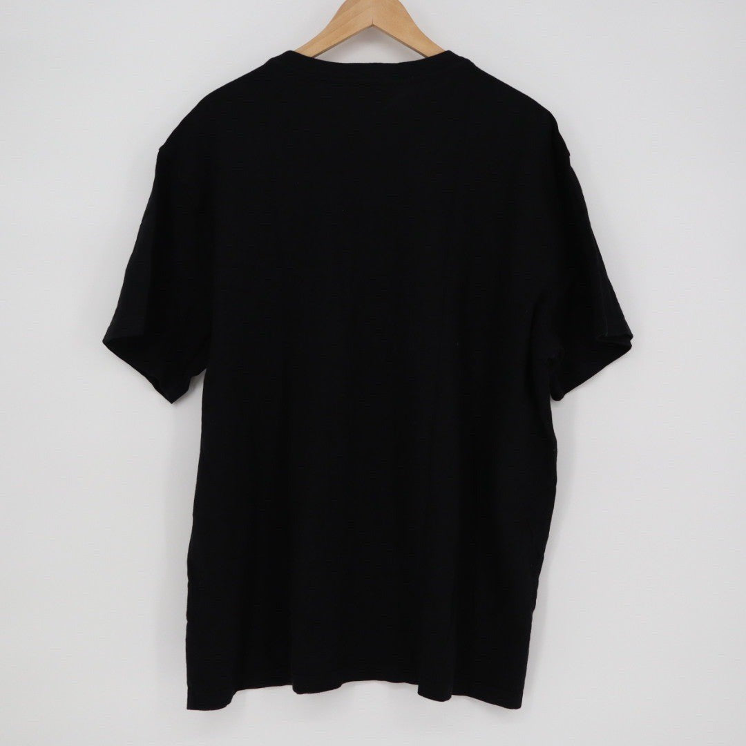 American Giant Black Cotton V Neck T Shirt Mens XXL Made in USA