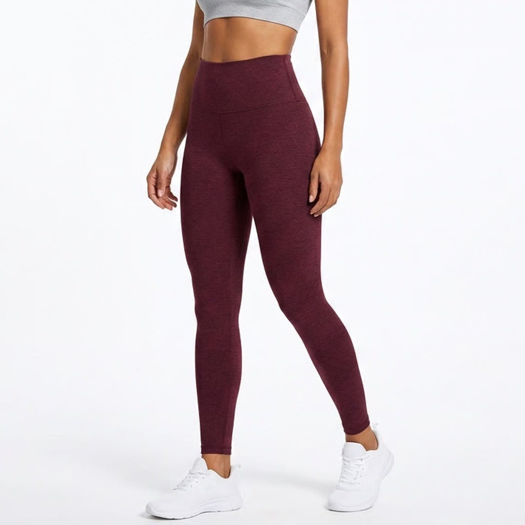 Aerie Chill Play Move Skinny Leggings Womens Medium Long Red Stretch High Rise