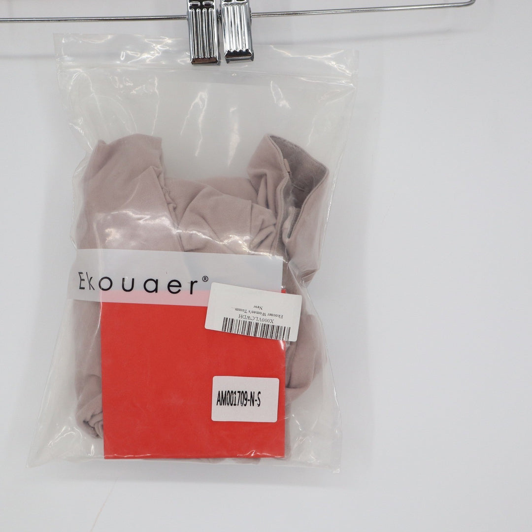 Ekouaer Womens High Waisted Tummy Control Shapewear Shorts Nude Size S-32