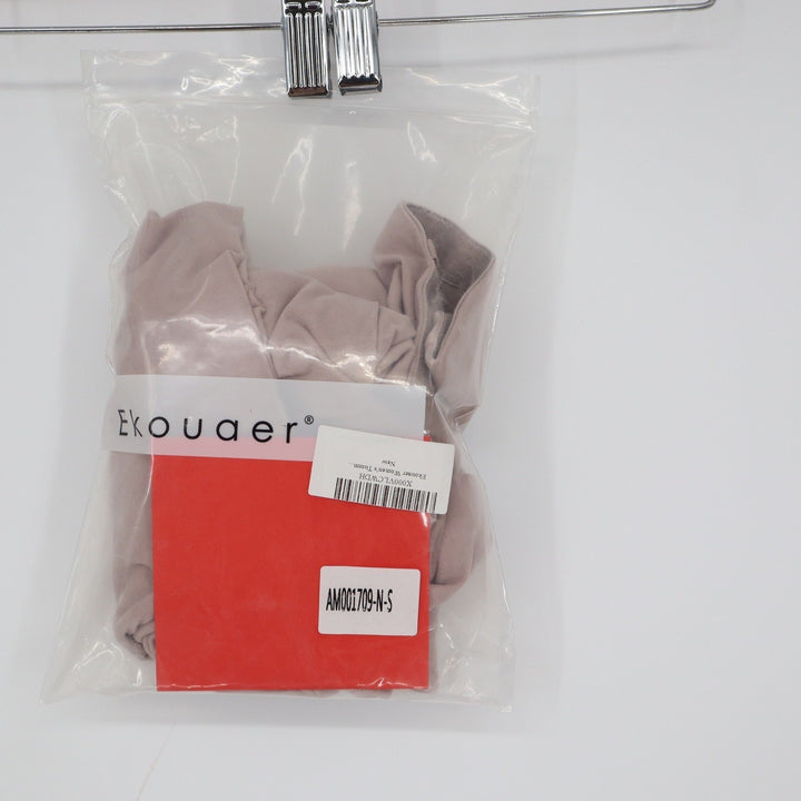 Ekouaer Womens High Waisted Tummy Control Shapewear Shorts Nude Size S-32