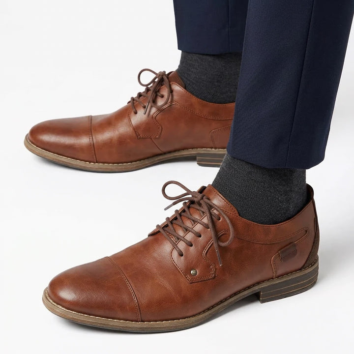 Sonoma Oxford Mens 13 Donte Tan Cap Toe Vitalize Ortholite Good
