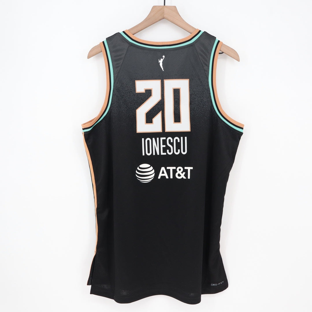 Nike New York Liberty Sabrina Ionescu #20 Explorer Edition Jersey Black