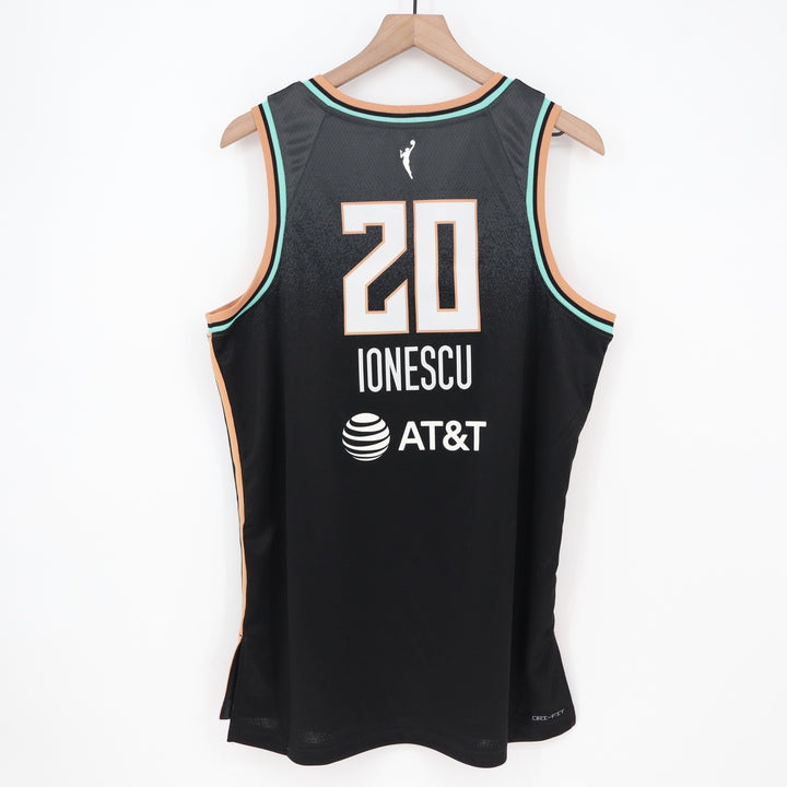 Nike New York Liberty Sabrina Ionescu #20 Explorer Edition Jersey Black
