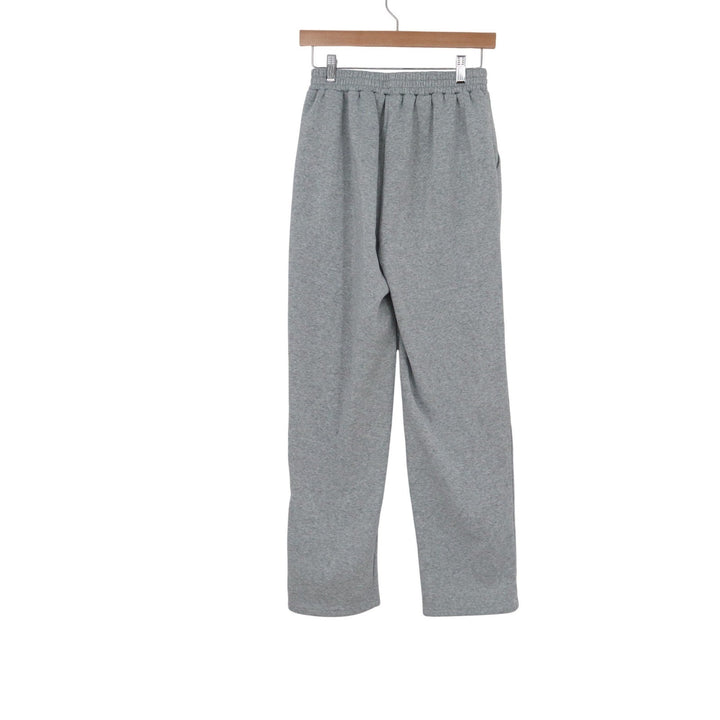 SHEIN Womens Wide Leg Sweatpants Heather Grey Elastic Waist Size M 6