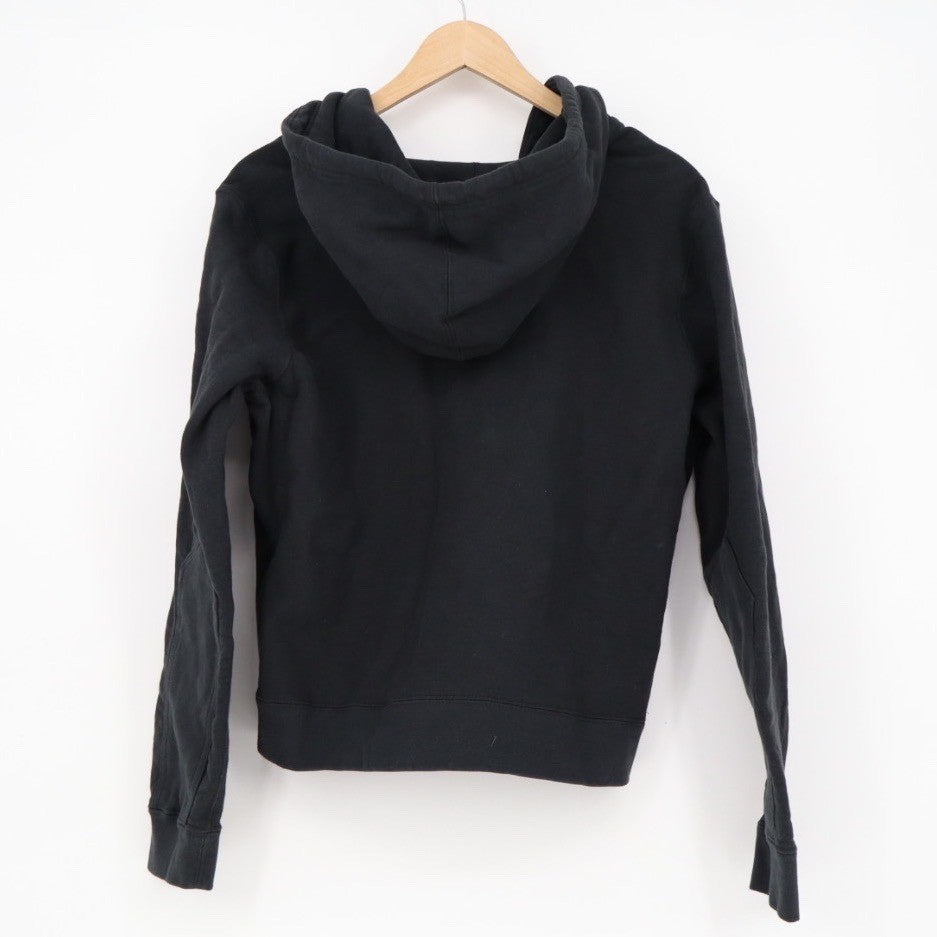 American Giant Womens Black Full Zip Hoodie Sweatshirt Size S