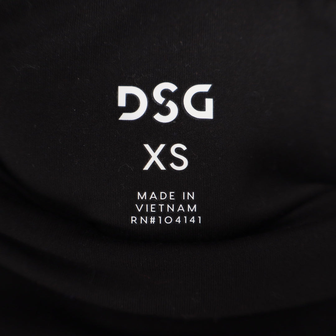 DSG Womens Momentum High Rise Crop Leggings Pure Black XS