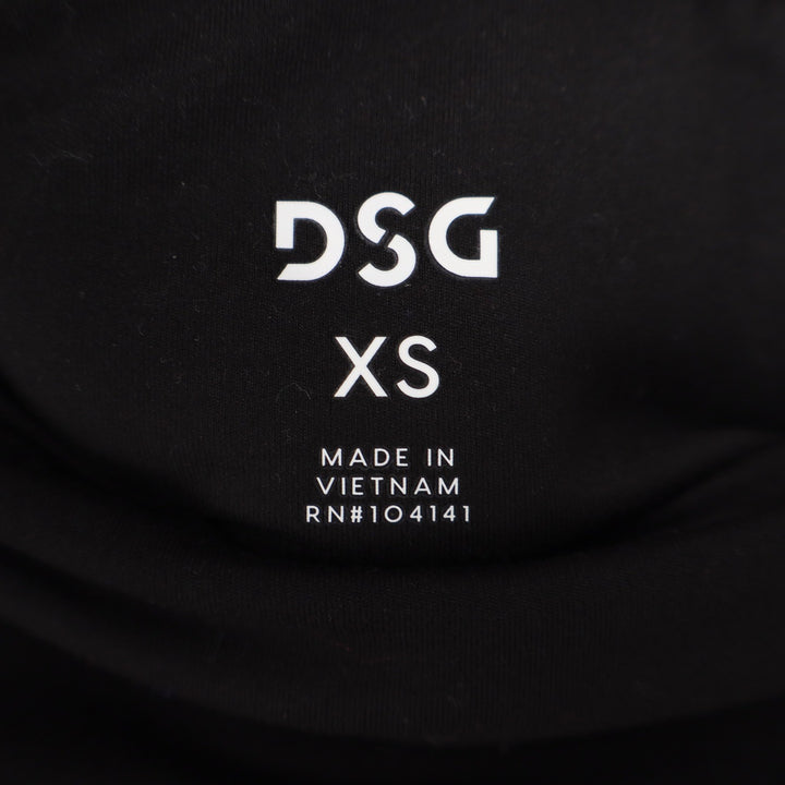 DSG Womens Momentum High Rise Crop Leggings Pure Black XS