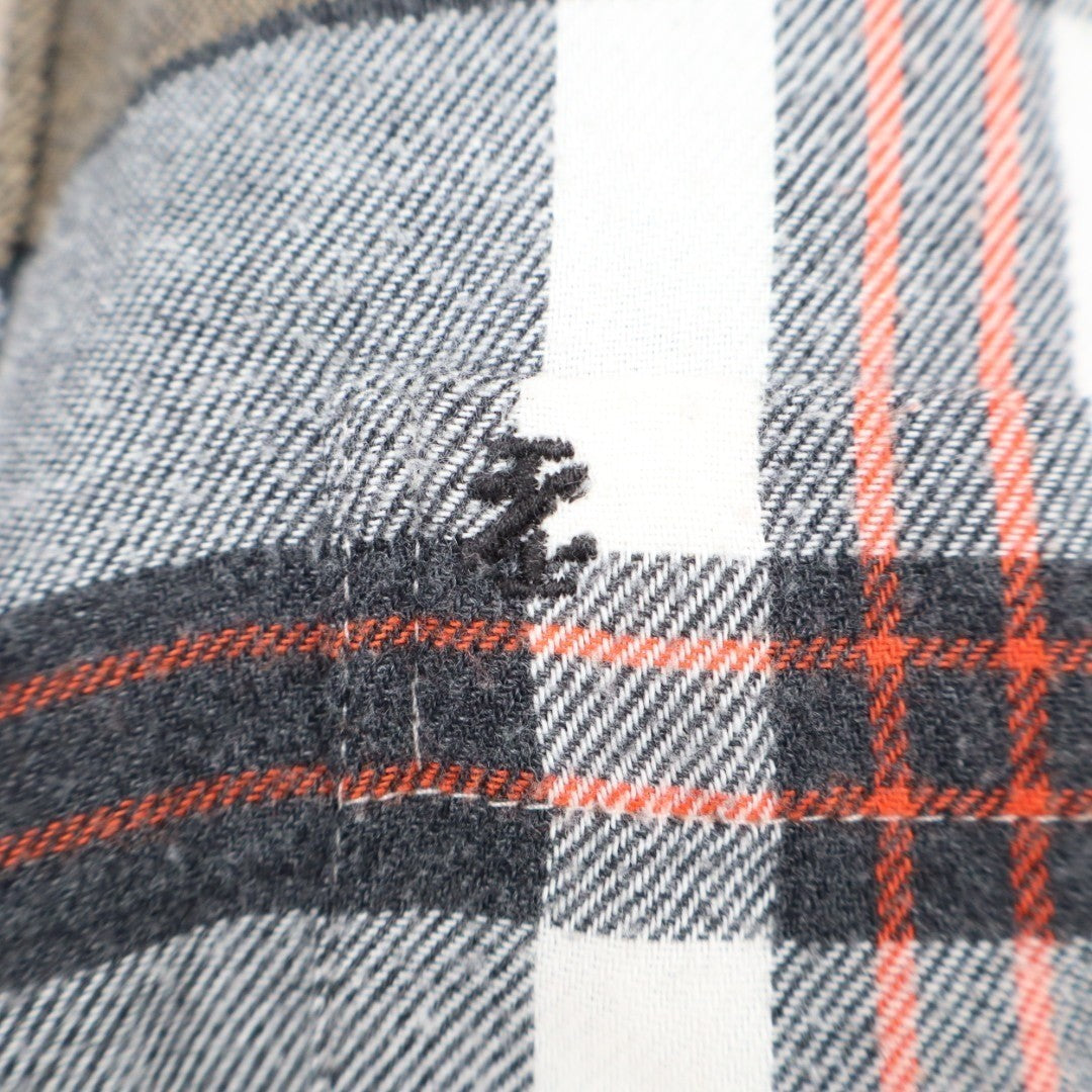 IZOD Saltwater Relaxed Classics Flannel Shirt Mens Large Multi Plaid Button Up