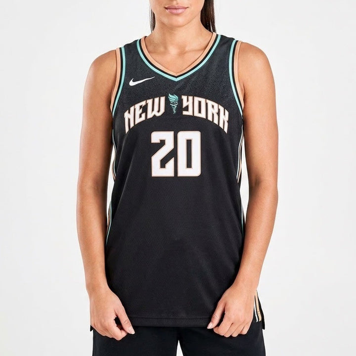 Nike New York Liberty Sabrina Ionescu 20 Explorer Edition Jersey Black