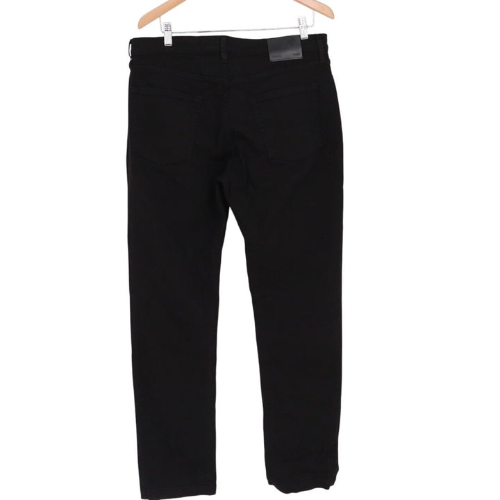 American Giant Roughneck Jeans Mens 34x32 Black Canvas Cotton Stretch Straight