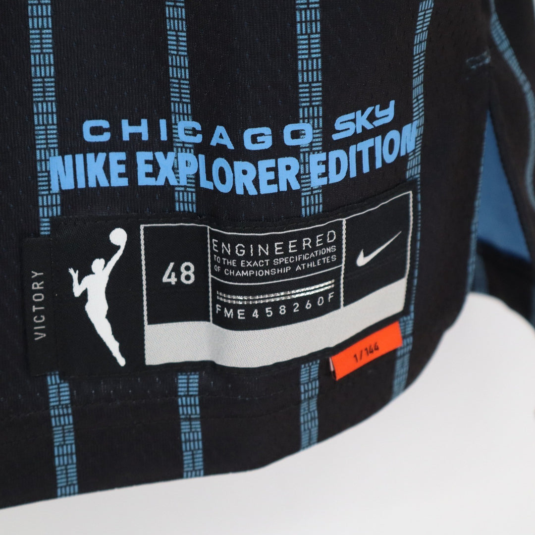 Nike Chicago Sky Angel Reese 5 Explorer Edition Jersey Black Womens L DC9567-016