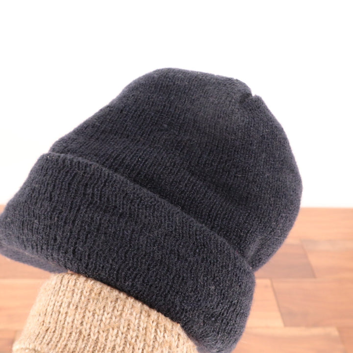 Jeep Beanie Hat Unisex One Size Navy Blue Tight Knit Warm Wear Casual Cuffed Hem
