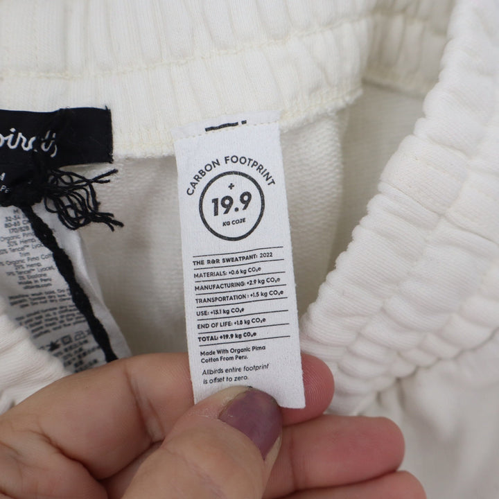 Allbirds The R&R Sweatpant 2022 Natural White Organic Cotton Hemp Joggers Mens M
