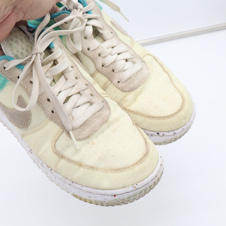 Nike Air Force 1 Crater Coconut Milk Washed Teal Womens Size 9 Sneaker
