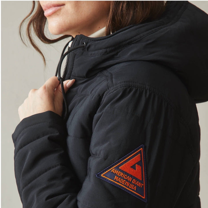 American Giant Women's Blizzard Full Zip Made In USA Size XS