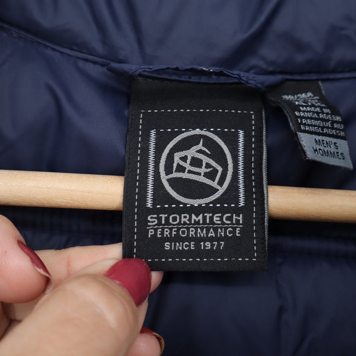 Stormtech Puffer Vest Mens XL Performance Quilted Navy Blue Insulated Excellent