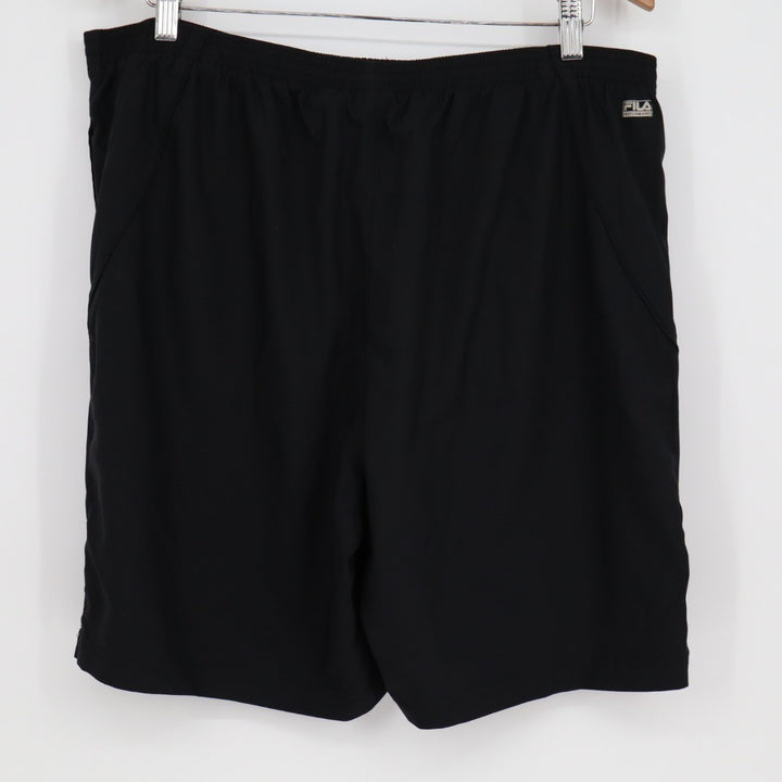 Fila Sport Athletic Shorts Men's XL Black Elastic Waistband Running Workout