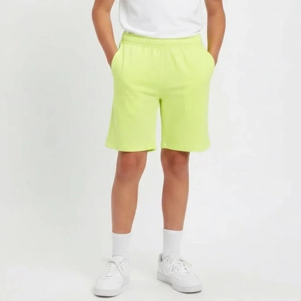 DSG Boys Agility Shorts Light Lime Neon Yellow Athletic Size L 14-16