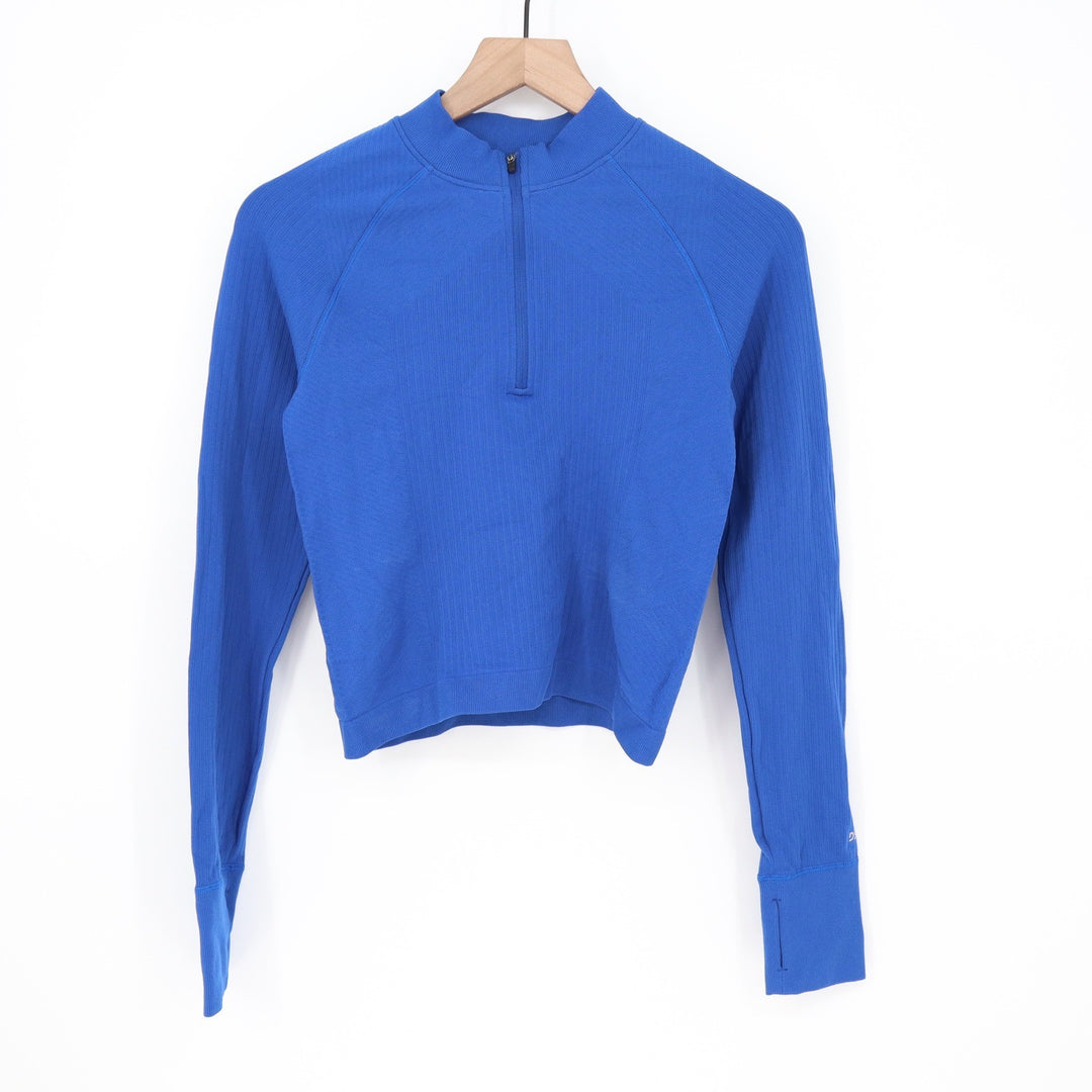 DSG Momentum Seamless 1/4 Zip Pullover Womens S Team Royal Blue