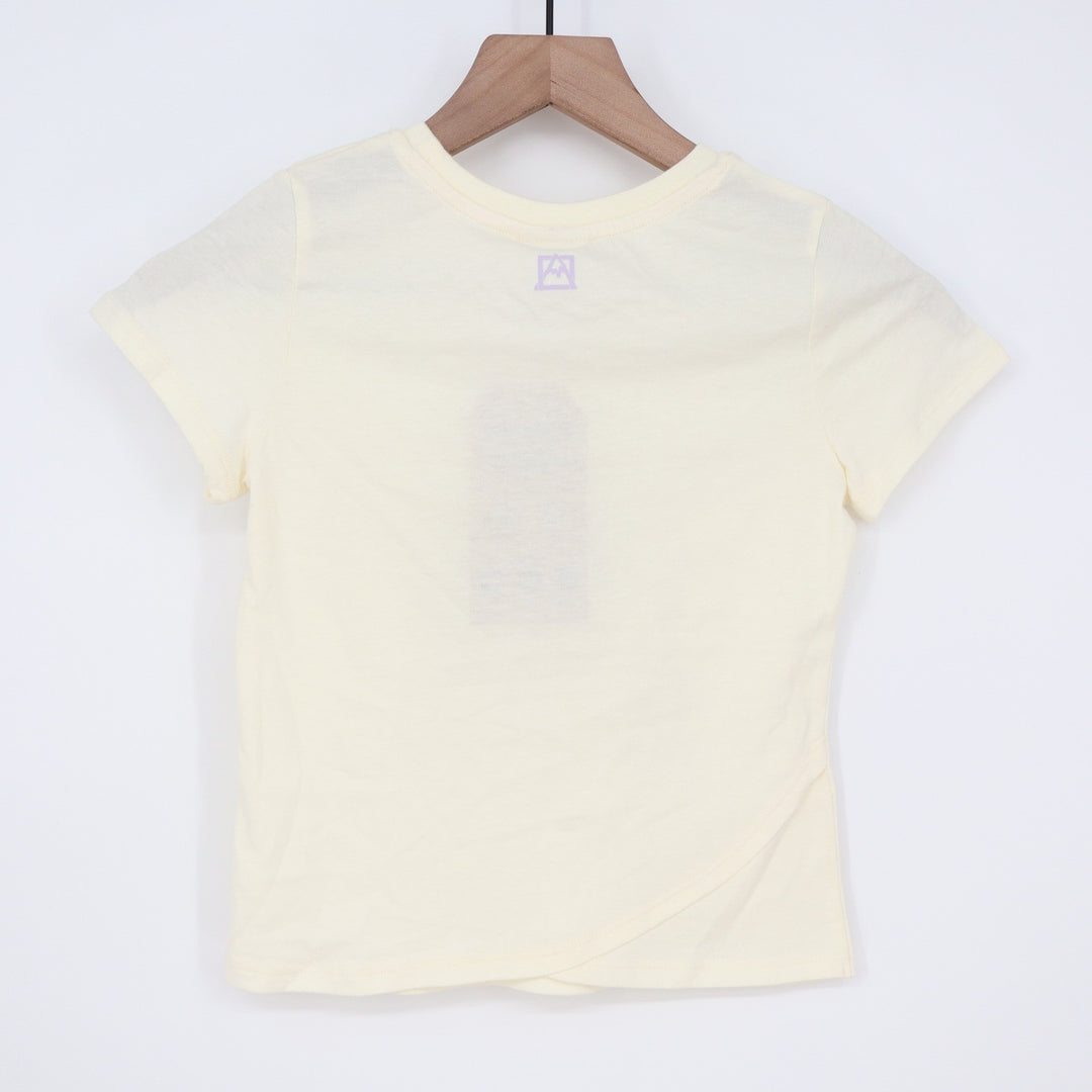 Avalanche Girls Cream Sleep Under the Stars Camping Graphic Tee S 7/8