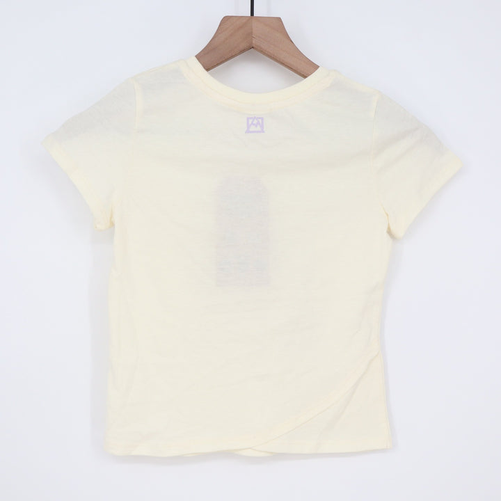 Avalanche Girls Cream Sleep Under the Stars Camping Graphic Tee S 7/8