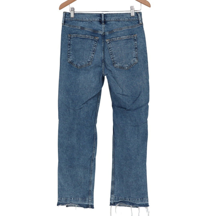 GAP 90s Loose Mid Rise Distressed Jeans Women's Size 4R Blue Denim