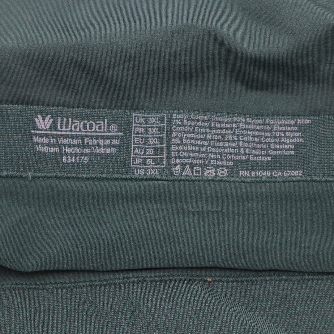Wacoal B-Smooth Brief Panties Teal Green Seamless High Rise 834175 US 3XL