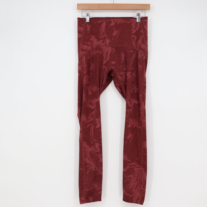 Gymshark Adapt Animal Seamless Leggings Burgundy Red Scrunch Butt L
