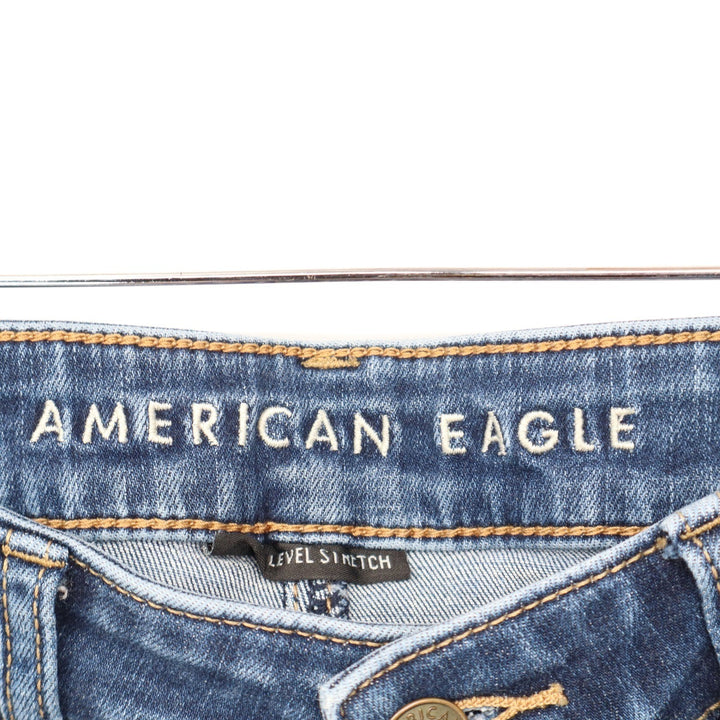 American Eagle Super Stretch High Rise Skinny Jegging Medium Wash Blue Size 10