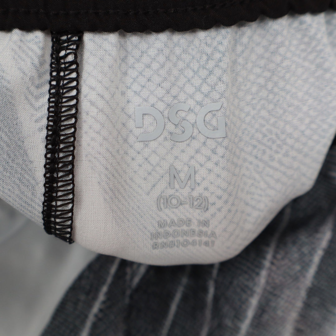 DSG Boys Agility Shorts Pure White AI Formation Print Size M 10-12