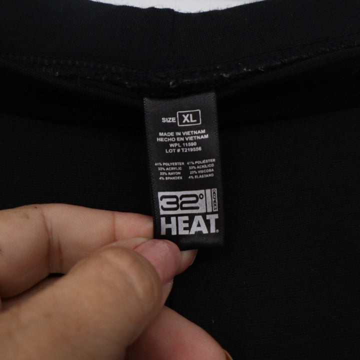 32 Degrees Heat Mens XL Black Thermal Leggings Base Layer Pants