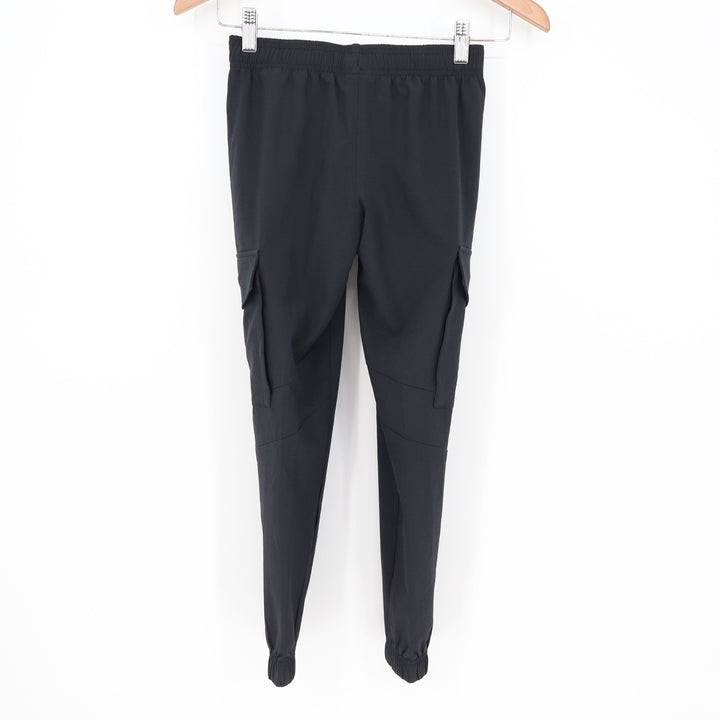 Under Armour Boys Pennant Woven Cargo Pants Black Youth Small YSM  NWT