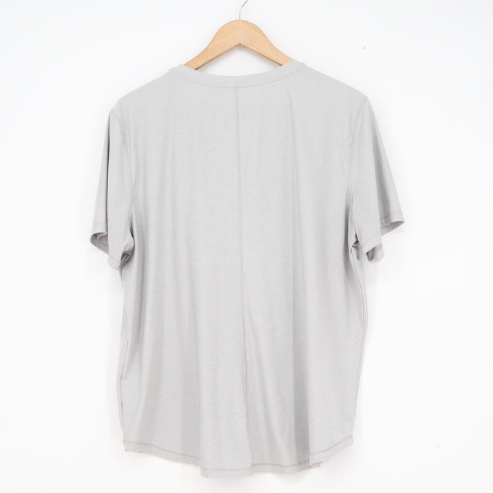DSG Womens XL Gray Heathered Short Sleeve Performance T-Shirt Crew Neck