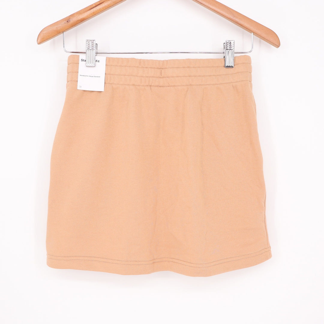 Nike Kids Sportswear French Terry Skirt Tan Beige Size Large L NWT