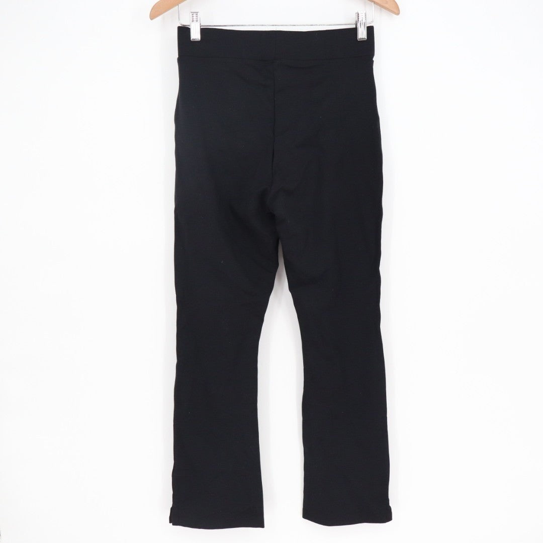 American Giant Ponte Kick Flare Pants Womens 6 Black Modal Stretch Streetwear